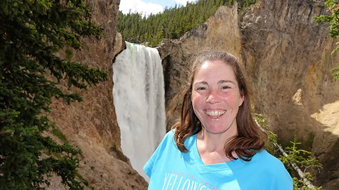 Yellowstone Day 5 Lower Falls from Uncle Tom's Trail