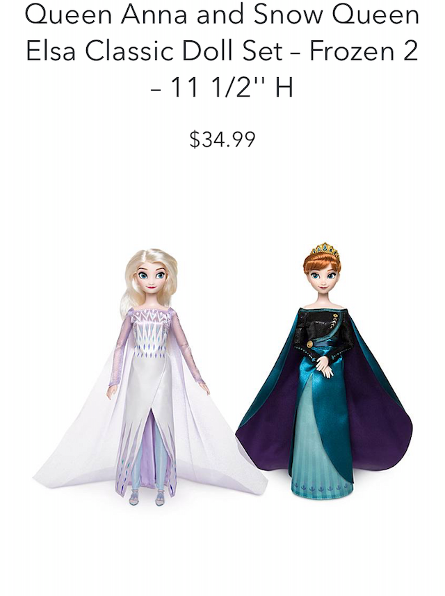 Elsa Classic Doll – Frozen 2 – 11 1/2