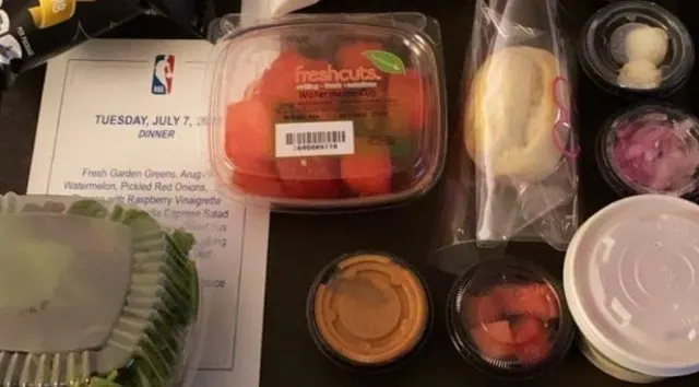 NBA Releases Statement on Horrible Meals Inside Disney Bubble