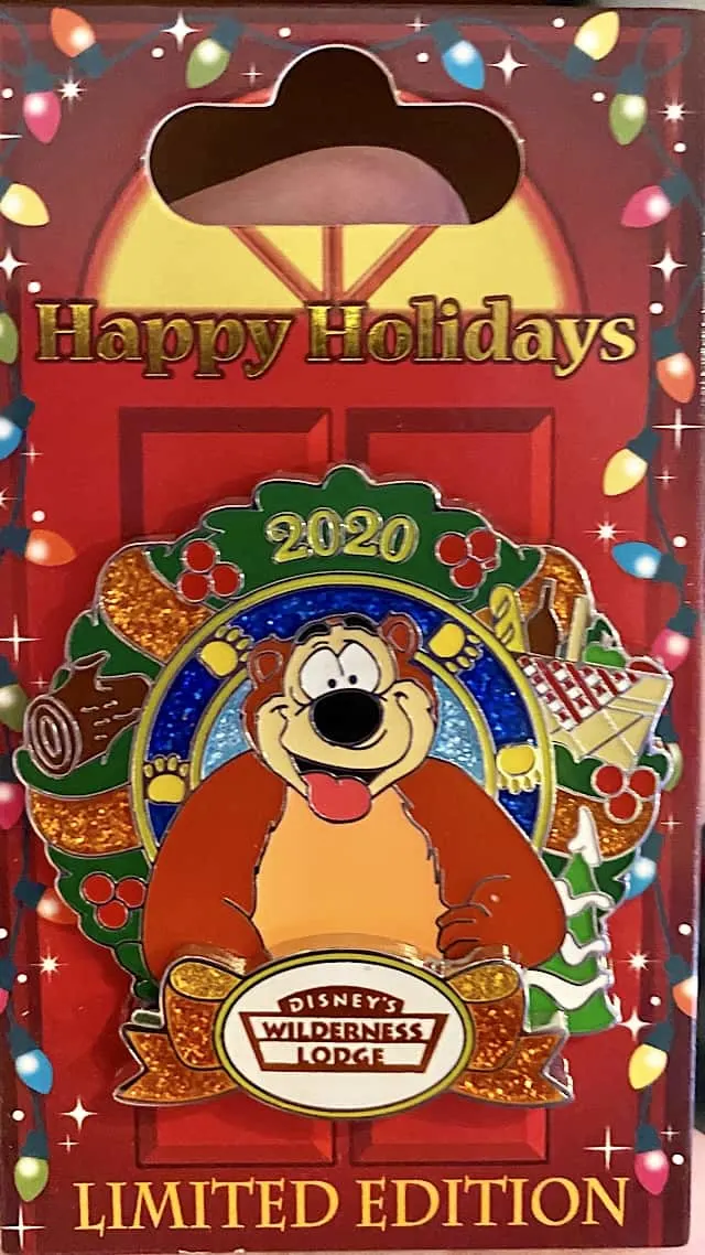 2020 Disney resort holiday pin