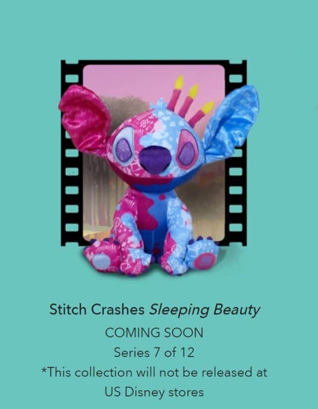 stitch crashes sleeping beauty plush