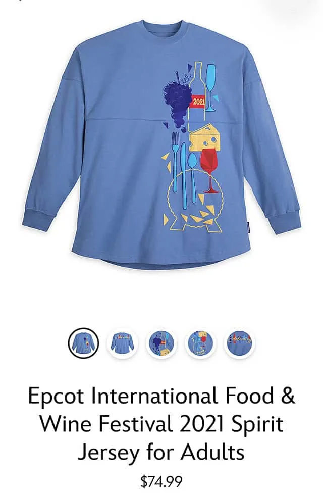 Photos and Prices for All the New 2021 Food and Wine Festival Merchandise