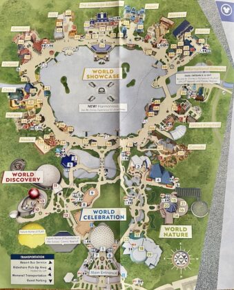 Epcot Map - Kennythepirate.com