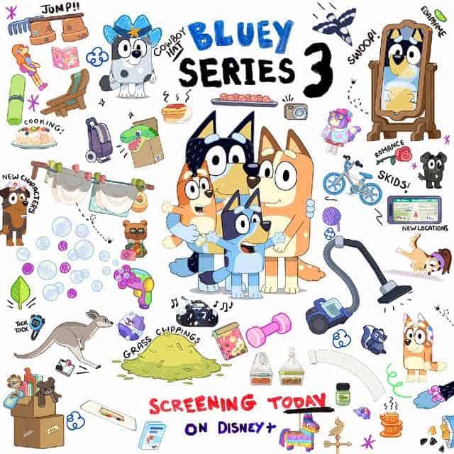 10 NEW episodes of 'Bluey' are coming to Disney+