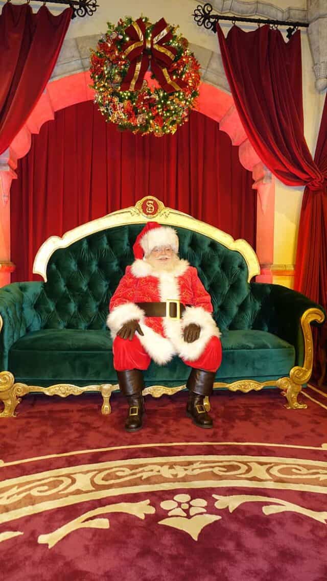 Where to find Santa all throughout Walt Disney World