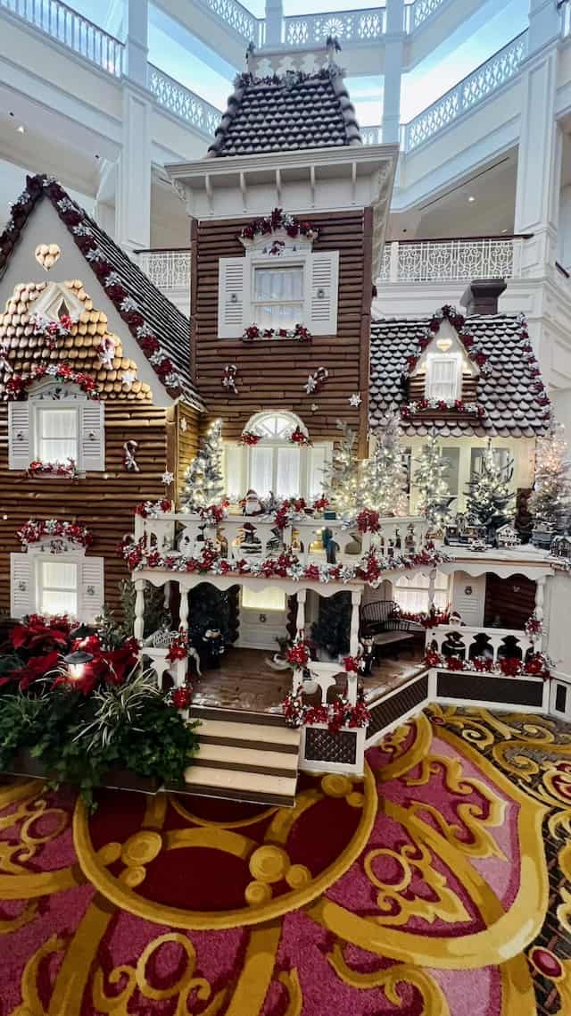 disney yacht club gingerbread display