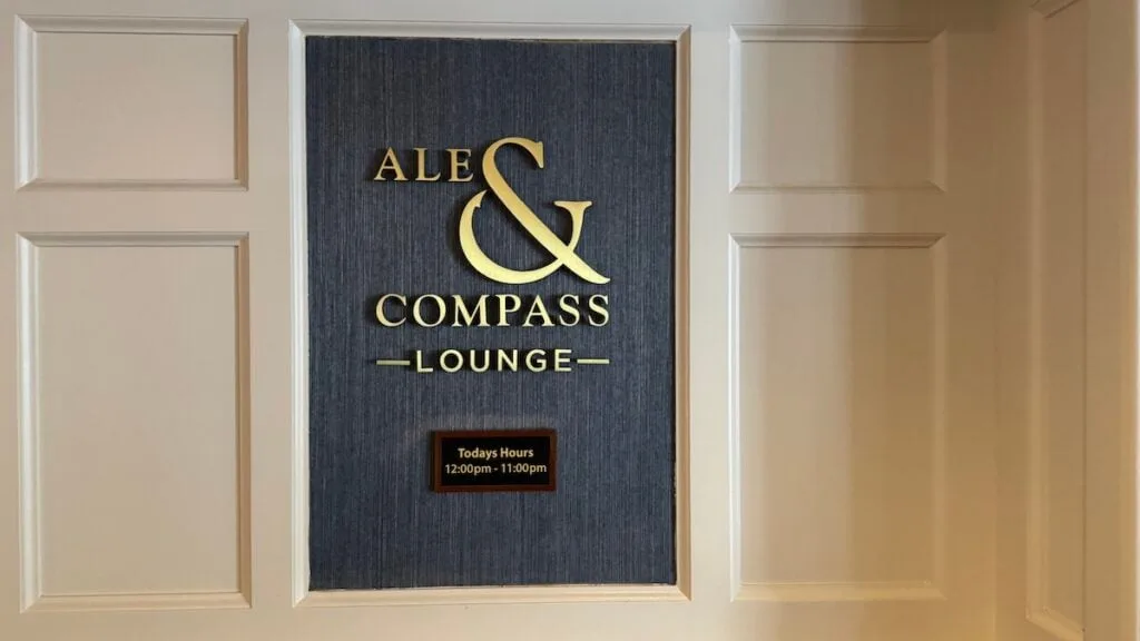Ale and compass lounge