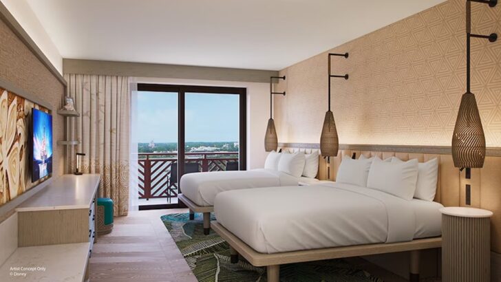 Disney Shares First Look Inside the New Rooms at the Polynesian DVC Tower