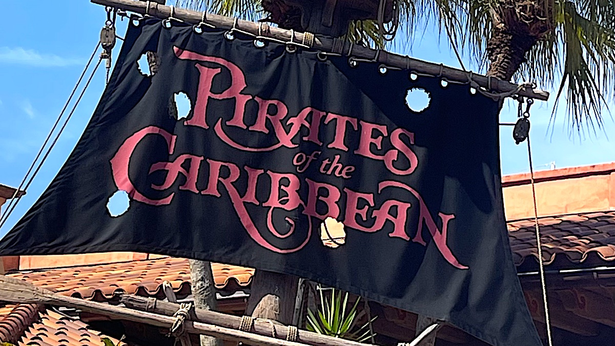 Pirates of the Caribbean Entrance Sign