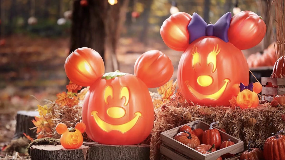 Mickey and Minnie pumpkin