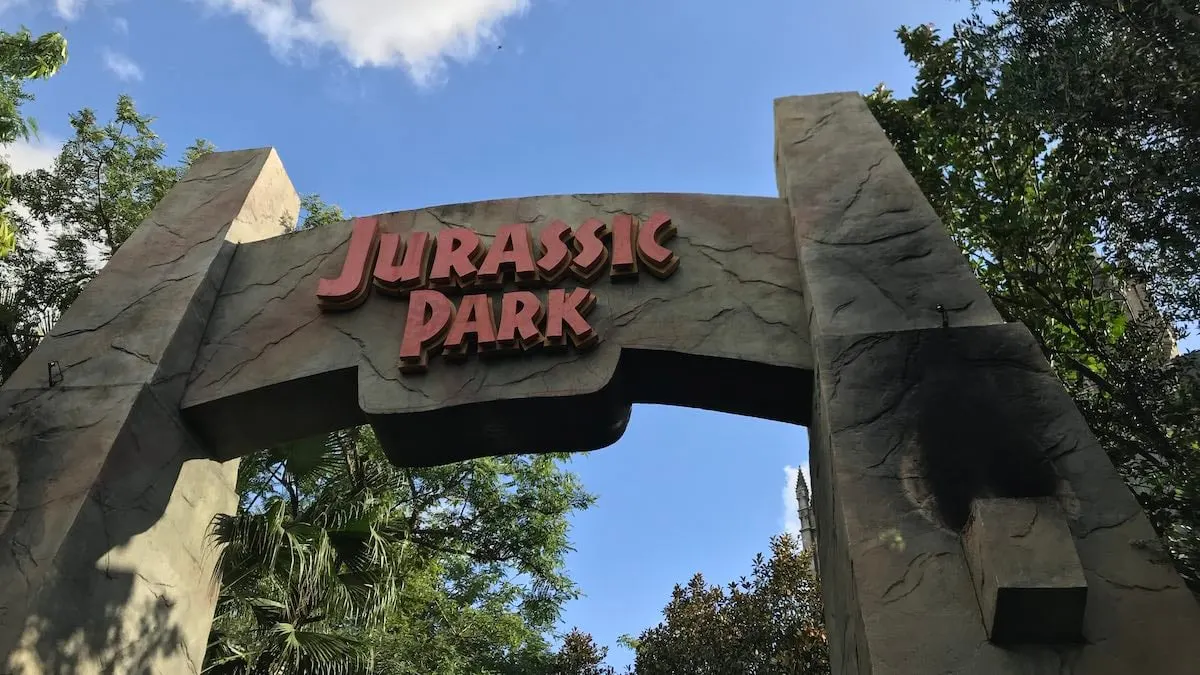 Jurassic Park Sign