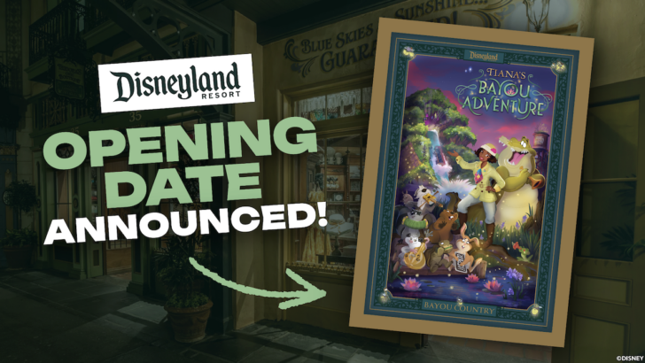 Opening Date for Tiana’s Bayou Adventure in Disneyland