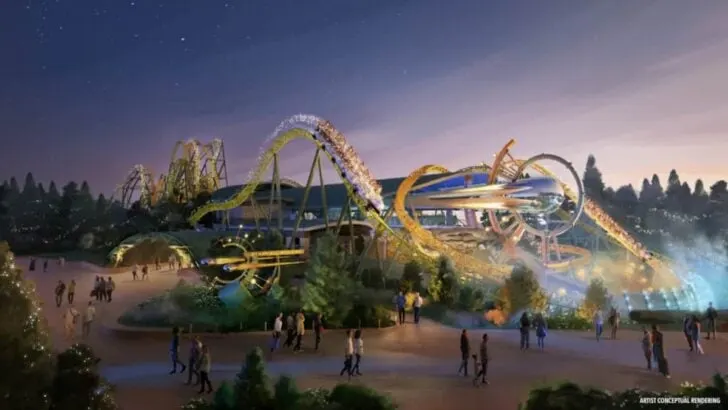 Video Footage of the New Roller Coaster at Universal