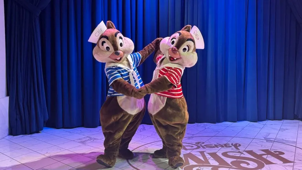 Chip and Dale Disney Cruise Line Wish DCL