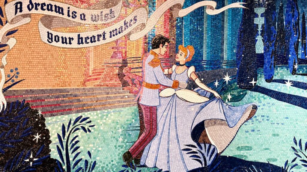 Cinderella Tile work DCL Wish