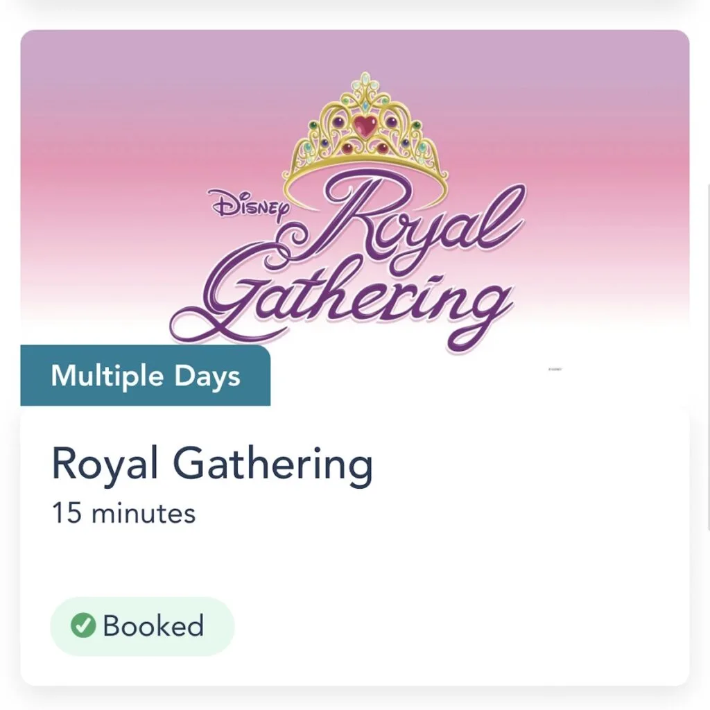 Royal Gathering DCL Disney Cruise