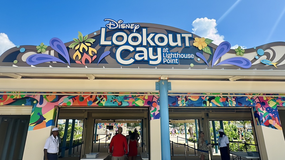 Disney Cruise Line Lookout Cay Sign