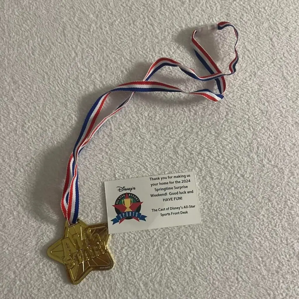 rundisney all star medal