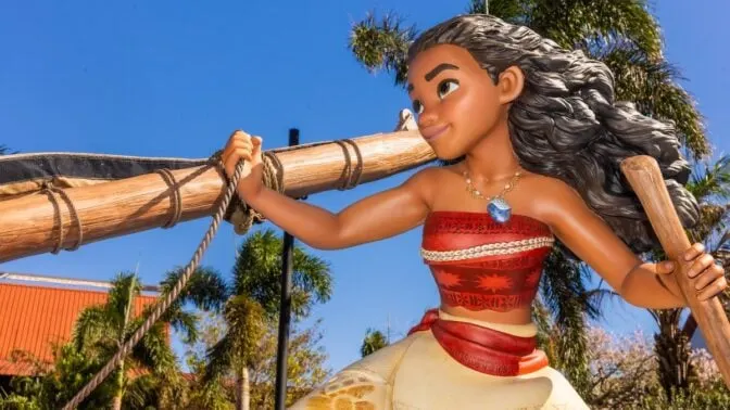 Disney World Unveils Photos of the New Moana's Voyage Project