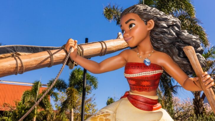 Disney World Unveils Photos of the New Moana's Voyage Project