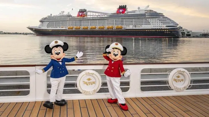 The Disney Treasure Arrives at Port Canaveral