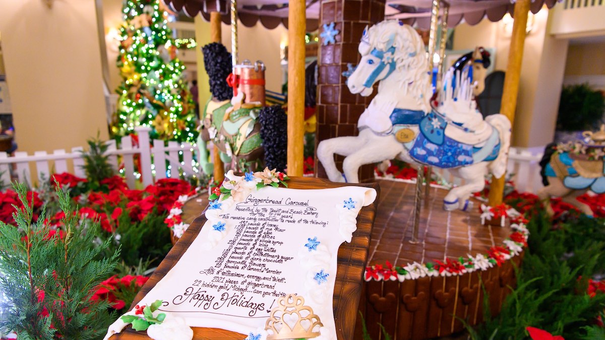 Gingerbread carousel