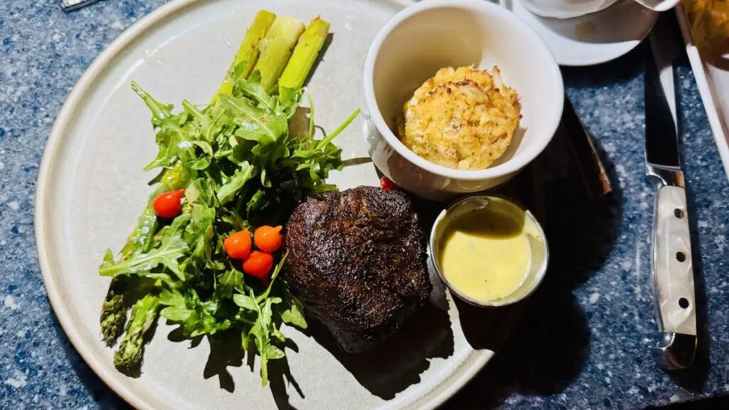 Picture of filet Blue Bayou Restaurant Disneyland