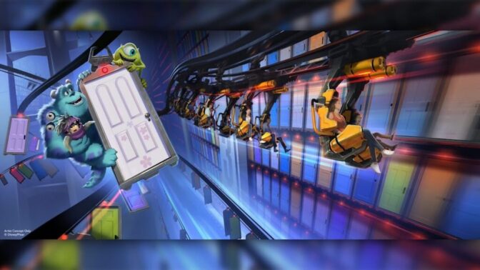 Check Out This Amazing New Feature for Monsters Inc. Coaster