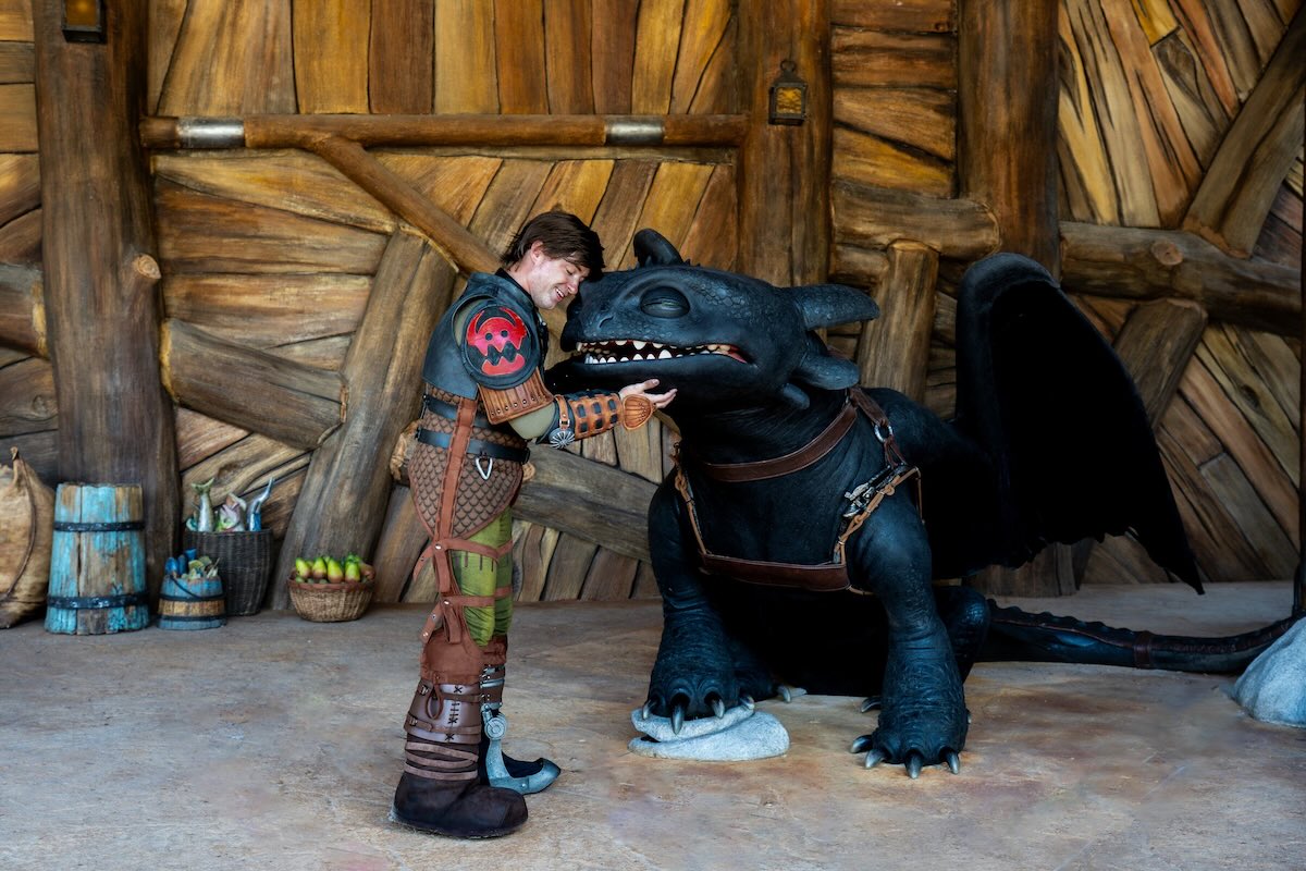 Hiccup and toothless at Epic